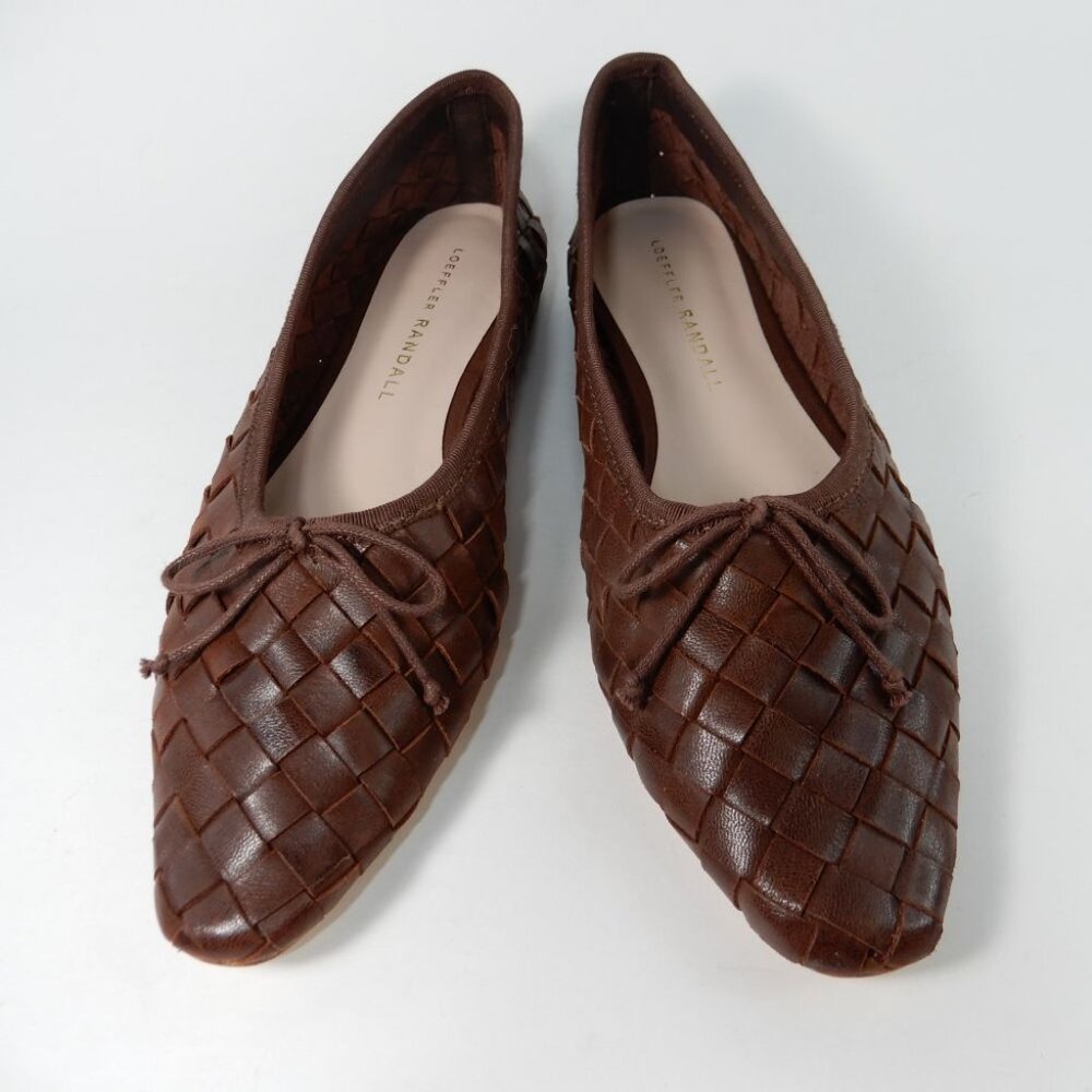 Loeffler Randall Brown Woven Flats - Picture 6 of 16